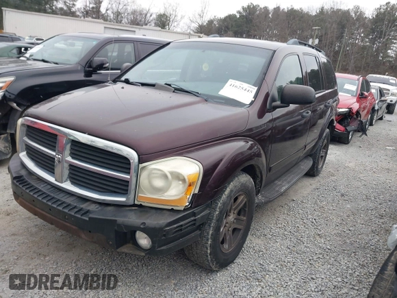 2005 Dodge Durango SLT with VIN 1D4HB48D25F576739, listed as a IAAI auction lot 41625445 with 316,365 mi miles and . Bid and sale history available at DreamBid. Image 2.