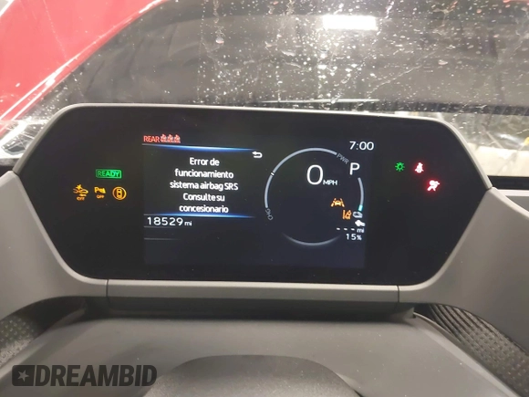 2023 Toyota bZ4X XLE z VIN JTMABACA5PA035498, wystawiony jako IAAI lot #41386031 z przebiegiem 18 529 mil mil oraz . Historia ofert i sprzedaży dostępna na DreamBid. Obrazek 7.