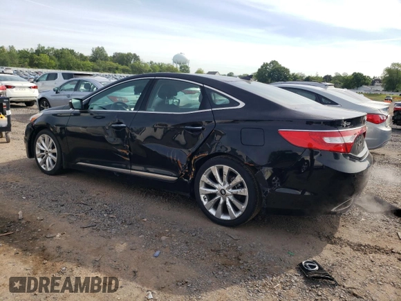 2012 Hyundai Azera with VIN KMHFH4JG8CA192476, listed as a Copart auction lot 57971925 with 141,346 mi miles and Salvage title. Bid and sale history available at DreamBid. Image 2.