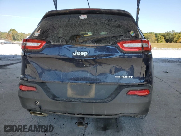 2016 Jeep Cherokee Sport with VIN 1C4PJLAS7GW208431, listed as a Copart auction lot 77317254 with 125,627 mi miles and Salvage title. Bid and sale history available at DreamBid. Image 6.