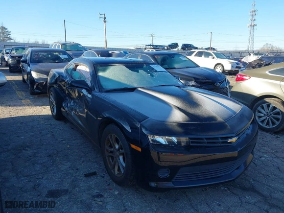 2015 Chevrolet Camaro LS with VIN 2G1FB1E30F9103763, listed as a IAAI auction lot 41542956 with 154189 miles. Bid and sale history available at carsss.com. Image 1.