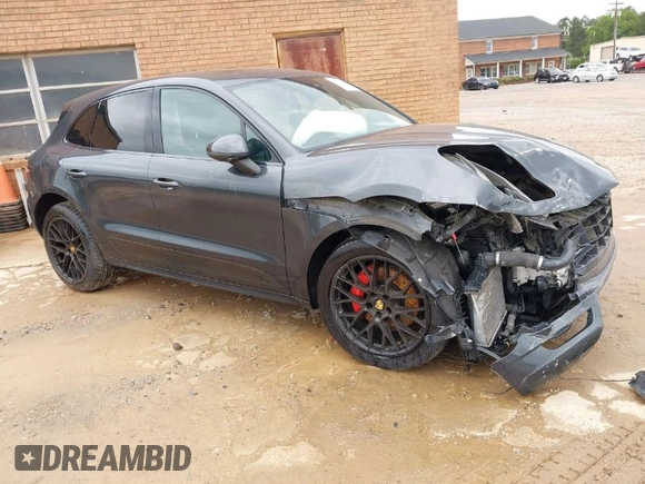 2017 Porsche Macan GTS with VIN WP1AG2A53HLB50635, listed as a IAAI auction lot 41665310 with 100,730 mi miles. Bid and sale history available at carsss.com. Image 1.