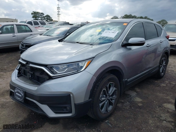2020 Honda CR-V EX-L with VIN 7FARW1H81LE022024, listed as a IAAI auction lot 41717302 with 59,287 mi miles. Bid and sale history available at carsss.com. Image 17.