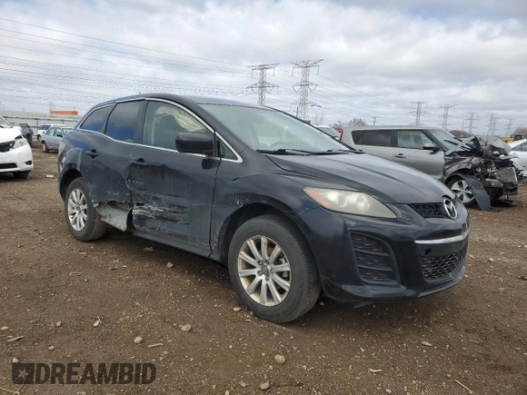 2010 Mazda CX-7 Sport with VIN JM3ER2W58A0336952, listed as a Copart auction lot 50120855 with 198,687 mi miles and Salvage Title. Bid and sale history available at carsss.com. Image 4.