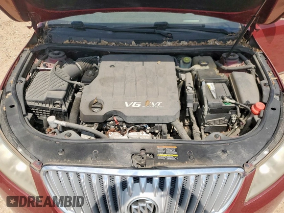 2011 Buick LaCrosse CXS with VIN 1G4GE5ED5BF149976, listed as a Copart auction lot 58125525 with 202,842 mi miles and Clean title. Bid and sale history available at DreamBid. Image 11.