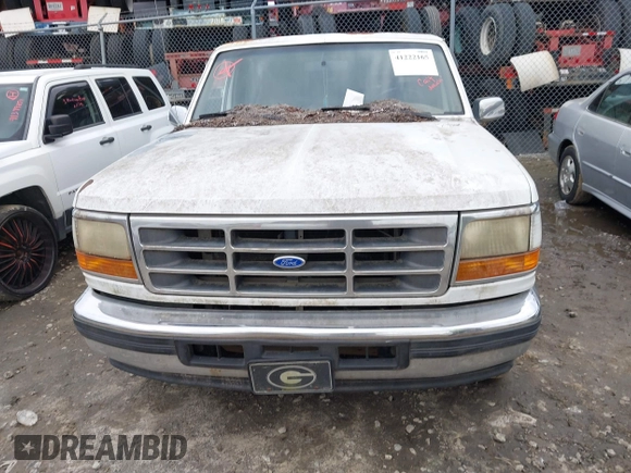 1995 Ford F-150 with VIN 1FTEX15N5SKA55739, listed as a IAAI auction lot 41222165 with 1 mi miles. Bid and sale history available at carsss.com. Image 10.