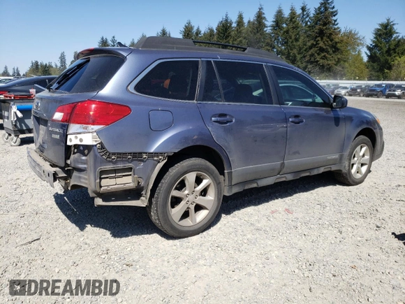 2014 Subaru Outback Premium with VIN 4S4BRBDC1E3265669, listed as a Copart auction lot 55427305 with 142,549 mi miles and Salvage Title. Bid and sale history available at DreamBid. Image 3.