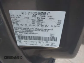 2008 Ford F-150 XLT с VIN 1FTPX14518FB92902, выставлен на аукционе IAAI как лот 42163656 с пробегом 155 797 миль миль и . История ставок и продаж доступна на DreamBid. Изображение 9.