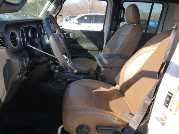 2023 Jeep Wrangler 4xe Sahara with VIN 1C4JJXP68PW599628, listed as a Copart auction lot 45758395 with 34,821 mi miles and Salvage Title. Bid and sale history available at carsss.com. Image 7.