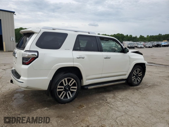 2020 Toyota 4Runner SR5 with VIN JTEBU5JR1L5802227, listed as a Copart auction lot 58962915 with 72,553 mi miles and Salvage title. Bid and sale history available at DreamBid. Image 3.