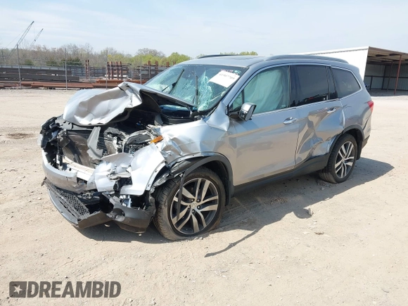 2017 Honda Pilot Touring with VIN 5FNYF6H98HB100335, listed as a IAAI auction lot 41907709 with 1 mi miles. Bid and sale history available at carsss.com. Image 17.