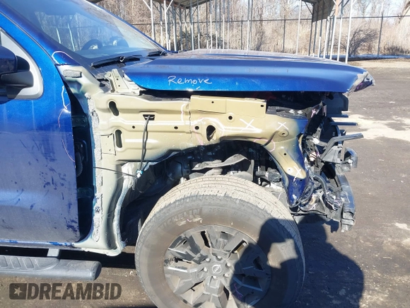 2022 Nissan Frontier SV z VIN 1N6ED1EJ6NN641551, wystawiony jako IAAI lot #41395093 z przebiegiem 61 796 mil mil oraz . Historia ofert i sprzedaży dostępna na DreamBid. Obrazek 17.