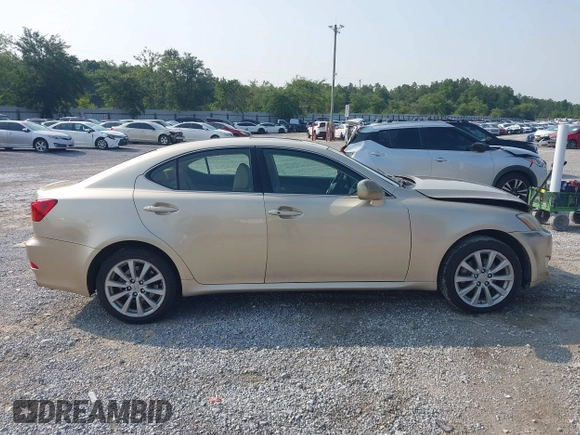 2006 Lexus IS 250 with VIN JTHCK262765006819, listed as a IAAI auction lot 42408122 with 174,234 mi miles and . Bid and sale history available at DreamBid. Image 13.