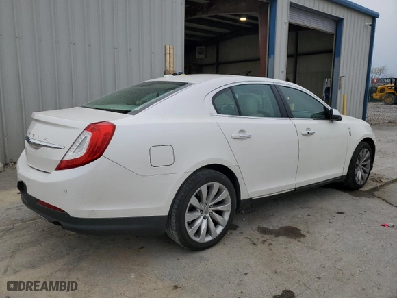2015 Lincoln MKS with VIN 1LNHL9DK8FG606653, listed as a Copart auction lot 49292575 with 181,851 mi miles and Salvage Title. Bid and sale history available at carsss.com. Image 3.