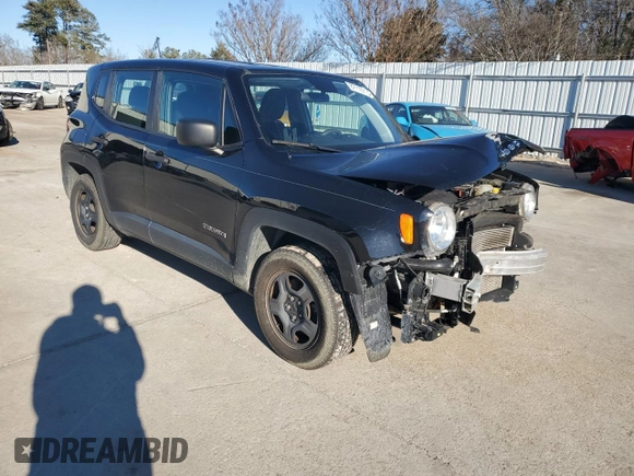 2020 Jeep Renegade Sport with VIN ZACNJAAB2LPL66157, listed as a Copart auction lot 87719715 with 150,541 mi miles and Salvage Title. Bid and sale history available at DreamBid. Image 4.