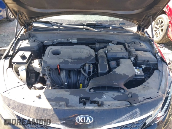 2019 Kia Optima LX with VIN 5XXGT4L37KG321862, listed as a IAAI auction lot 41744721 with 105,875 mi miles. Bid and sale history available at carsss.com. Image 10.