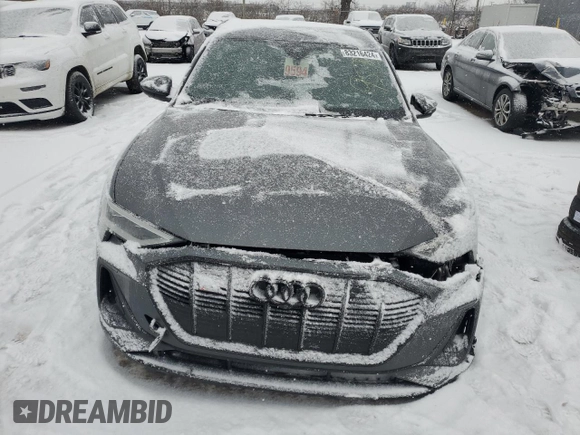 2022 Audi e-tron Prestige with VIN WA1VAAGE5NB039506, listed as a Copart auction lot 83216424 with Not provided miles and Salvage title. Bid and sale history available at DreamBid. Image 5.