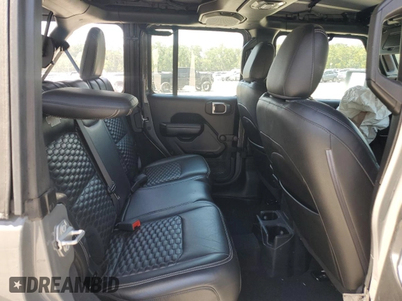 2021 Jeep Wrangler Unlimited Sport S with VIN 1C4HJXDG1MW730308, listed as a Copart auction lot 56921685 with 28,391 mi miles and Salvage title. Bid and sale history available at DreamBid. Image 11.