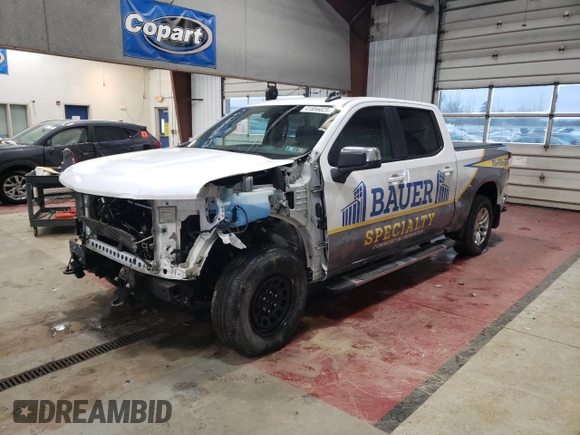 2019 Chevrolet Silverado 1500 LT with VIN 3GCUYDED2KG277082, listed as a Copart auction lot 41856025 with 94,106 mi miles and Salvage Title. Bid and sale history available at carsss.com. Image 1.