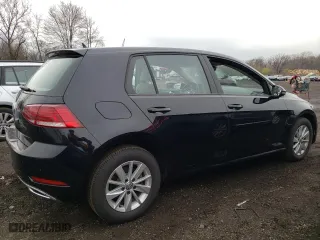2019 Volkswagen Golf S with VIN 3VWW57AU7KM022452, listed as a Copart auction lot 53365155 with 19,972 mi miles and Salvage Title. Bid and sale history available at carsss.com. Image 3.