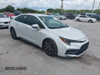2022 Toyota Corolla SE with VIN JTDS4MCE1N3507216, listed as a IAAI auction lot 40074846 with 68,809 mi miles. Bid and sale history available at carsss.com. Image 1.