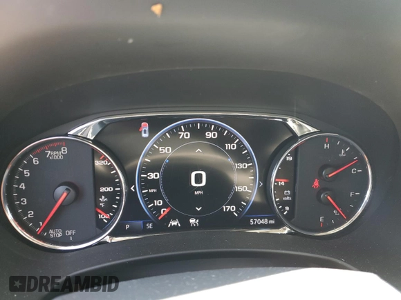 2023 GMC Terrain Denali with VIN 3GKALXEG6PL138220, listed as a Copart auction lot 50645235 with 57,048 mi miles and Salvage title. Bid and sale history available at DreamBid. Image 9.