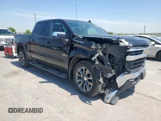 2023 Chevrolet Silverado 1500 LT with VIN 2GCPACEDXP1125286, listed as a Copart auction lot 52520495 with 44,780 mi miles and Salvage Title. Bid and sale history available at DreamBid. Image 4.