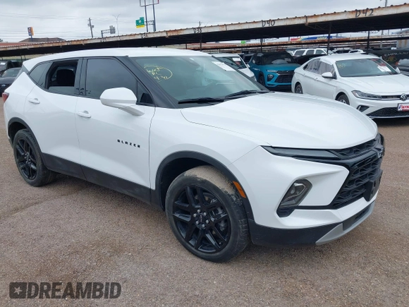 2023 Chevrolet Blazer LT with VIN 3GNKBCR47PS105610, listed as a IAAI auction lot 42074779 with 36,286 mi miles and . Bid and sale history available at DreamBid. Image 1.