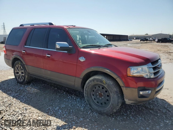 2015 Ford Expedition XLT with VIN 1FMJU1HT6FEF43020, listed as a Copart auction lot 50363135 with 133,608 mi miles and Salvage title. Bid and sale history available at DreamBid. Image 4.