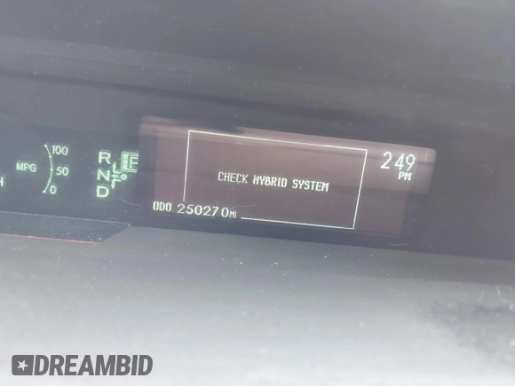 2010 Toyota Prius II with VIN JTDKN3DU1A0131920, listed as a IAAI auction lot 41905953 with 250,270 mi miles. Bid and sale history available at carsss.com. Image 16.
