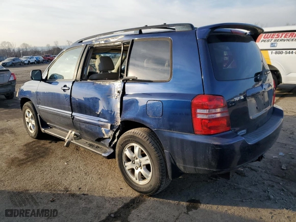 2003 Toyota Highlander with VIN JTEHF21A530100289, listed as a Copart auction lot 86920994 with 183,883 mi miles and Salvage Title. Bid and sale history available at carsss.com. Image 2.