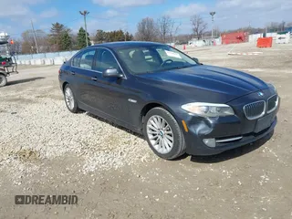 2013 BMW 5 Series 535i with VIN WBAFR7C5XDC823746, listed as a IAAI auction lot 41864658 with 185,180 mi miles and . Bid and sale history available at carsss.com. Image 1.