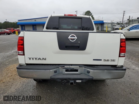 2010 Nissan Titan SE with VIN 1N6BA0EK5AN301767, listed as a Copart auction lot 44746555 with 134,824 mi miles and Salvage Title. Bid and sale history available at DreamBid. Image 6.