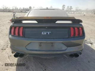 2020 Ford Mustang GT with VIN 1FA6P8CF5L5118160, listed as a Copart auction lot 48400465 with 0 mi miles and Salvage Title. Bid and sale history available at carsss.com. Image 6.