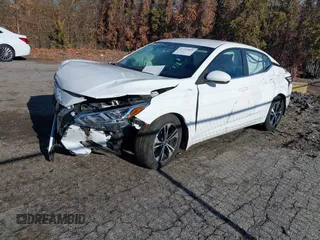 2020 Nissan Sentra SV with VIN 3N1AB8CVXLY268393, listed as a IAAI auction lot 41212049 with 49,711 mi miles. Bid and sale history available at carsss.com. Image 18.