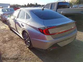 2023 Hyundai Sonata Limited with VIN KMHL34J22PA337684, listed as a IAAI auction lot 41799377 with 13,574 mi miles. Bid and sale history available at carsss.com. Image 3.