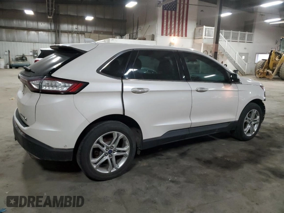 2017 Ford Edge Titanium with VIN 2FMPK4K83HBC14599, listed as a Copart auction lot 49268825 with 114,041 mi miles and Salvage Title. Bid and sale history available at carsss.com. Image 3.