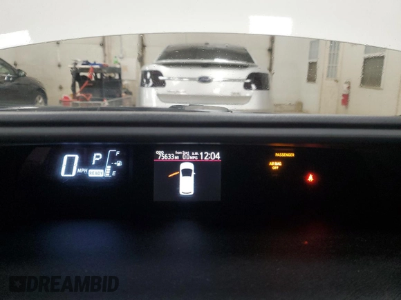 2016 Toyota Prius One with VIN JTDKDTB3XG1122164, listed as a Copart auction lot 53525885 with 75,633 mi miles and Clean Title. Bid and sale history available at carsss.com. Image 9.