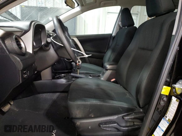 2016 Toyota RAV4 LE with VIN 2T3BFREV3GW495087, listed as a Copart auction lot 52398715 with 43,024 mi miles and Salvage Title. Bid and sale history available at DreamBid. Image 7.
