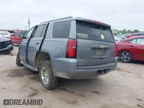 2020 Chevrolet Tahoe LS z VIN 1GNSCAKC3LR101733, wystawiony jako IAAI lot #41912918 z przebiegiem 153 731 mil mil oraz . Historia ofert i sprzedaży dostępna na DreamBid. Obrazek 3.