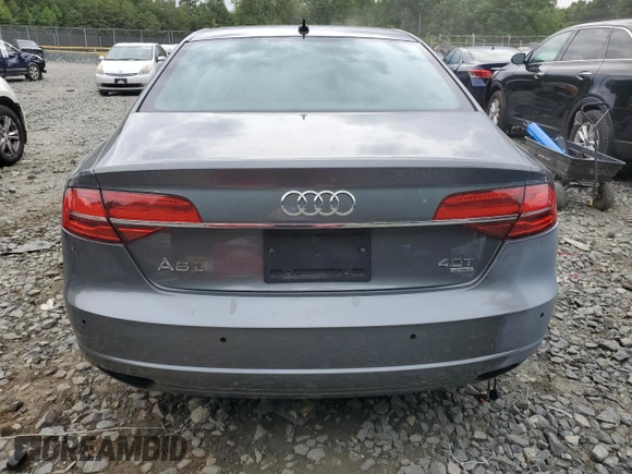 2016 Audi A8 L 4.0T Sport with VIN WAU43AFD0GN010739, listed as a Copart auction lot 63829554 with 201,213 mi miles and Salvage Title. Bid and sale history available at carsss.com. Image 6.