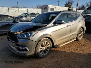 2017 Hyundai Santa Fe Sport 2.0T with VIN 5NMZU4LA6HH040358, listed as a Copart auction lot 42325825 with 111,903 mi miles and Salvage Title. Bid and sale history available at carsss.com. Image 1.