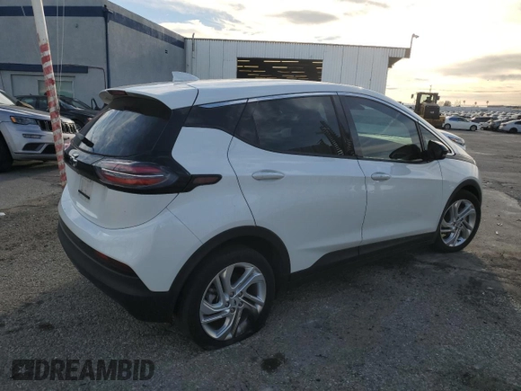 2022 Chevrolet Bolt EV 1LT with VIN 1G1FW6S0XN4116579, listed as a Copart auction lot 41822115 with 42,549 mi miles and Salvage title. Bid and sale history available at DreamBid. Image 3.