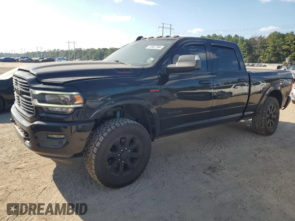2019 Ram 2500 Laramie with VIN 3C6UR5FJ1KG520766, listed as a Copart auction lot 72567764 with 63,734 mi miles and Salvage Title. Bid and sale history available at carsss.com. Image 1.