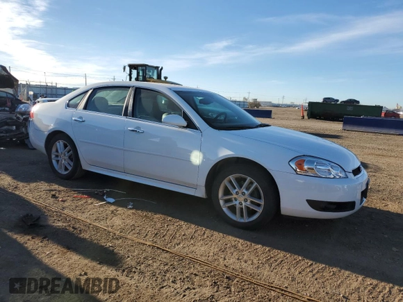 2014 Chevrolet Impala LTZ with VIN 2G1WC5E37E1167641, listed as a Copart auction lot 50167275 with 88,567 mi miles and Salvage Title. Bid and sale history available at DreamBid. Image 4.