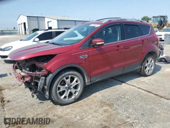2015 Ford Escape Titanium with VIN 1FMCU9J91FUA67240, listed as a Copart auction lot 61858874 with 168,294 mi miles and Salvage Title. Bid and sale history available at carsss.com. Image 1.