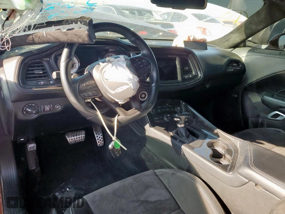 2022 Dodge Challenger R/T Scat Pack z VIN 2C3CDZFJ8NH109304, wystawiony jako Copart lot #54798825 z przebiegiem 23 845 mil mil oraz Szkoda całkowita • Salvage title. Historia ofert i sprzedaży dostępna na DreamBid. Obrazek 8.