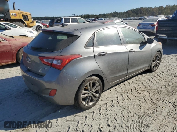 2016 Hyundai Elantra GT with VIN KMHD35LHXGU303549, listed as a Copart auction lot 74973834 with 0 mi miles and Salvage Title. Bid and sale history available at carsss.com. Image 3.