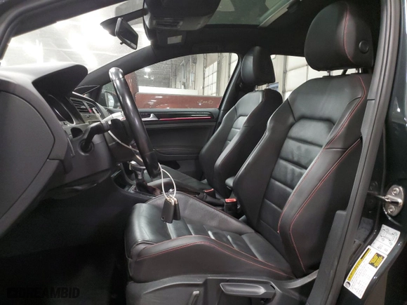 2016 Volkswagen Golf GTI S w/Performance Pkg with VIN 3VW447AU4GM015329, listed as a Copart auction lot 75875924 with 125,616 mi miles and Salvage Title. Bid and sale history available at carsss.com. Image 7.