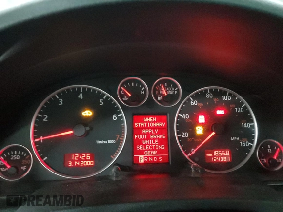 2002 Audi allroad A6 V8 z VIN WA1YD64B12N118967, wystawiony jako Copart lot #45758475 z przebiegiem 124 381 mil mil oraz Szkoda całkowita • Salvage title. Historia ofert i sprzedaży dostępna na DreamBid. Obrazek 9.
